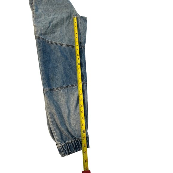 Vintage BDG USA Olympic Denim Jogger Pants With Elastic Cuffs 27 - Picture 8 of 14